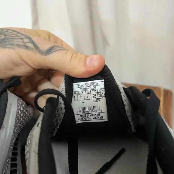 Brooks Adrenaline GTS 22 1103661D012 Alloy Gray Running Shoes Mens 8 Medium - Picture 6 of 12